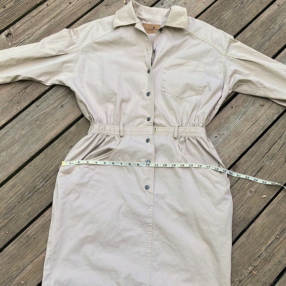 Liz Claiborne cotton midi dress 10 - Picture 9 of 10